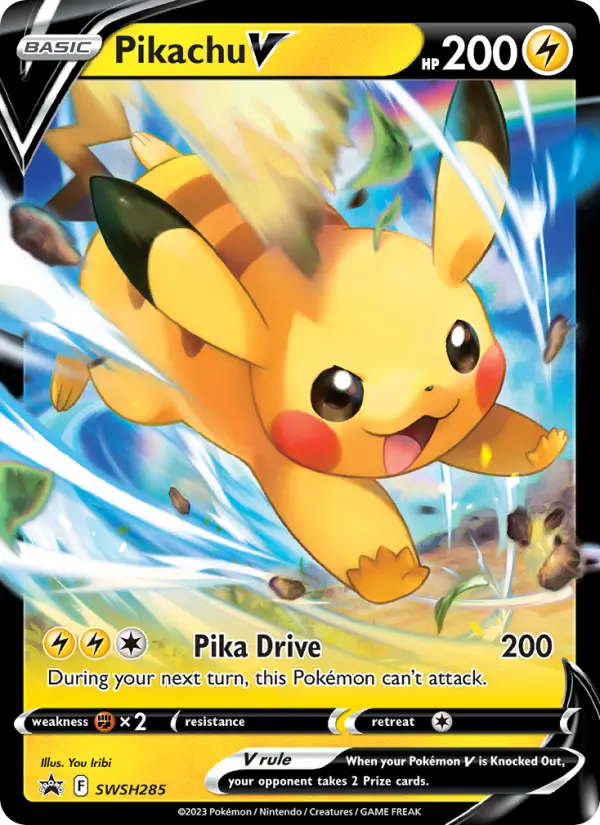 Pikachu V SWSH285 SWSH Black Star Promos Pokesingles