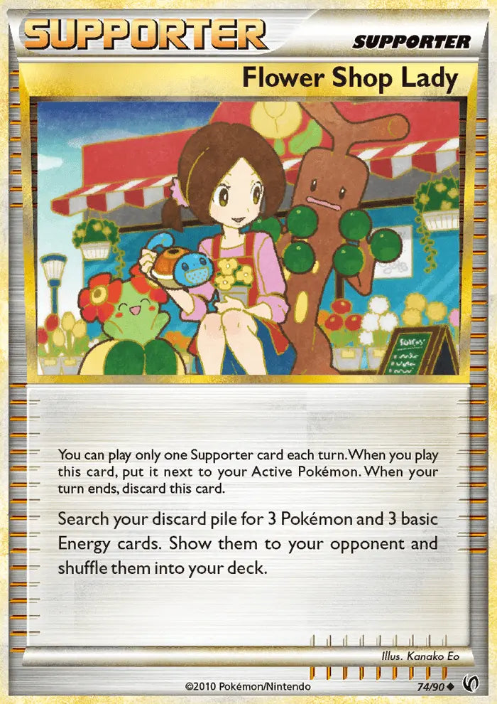 Flower Shop Lady 74 Undaunted Pokesingles