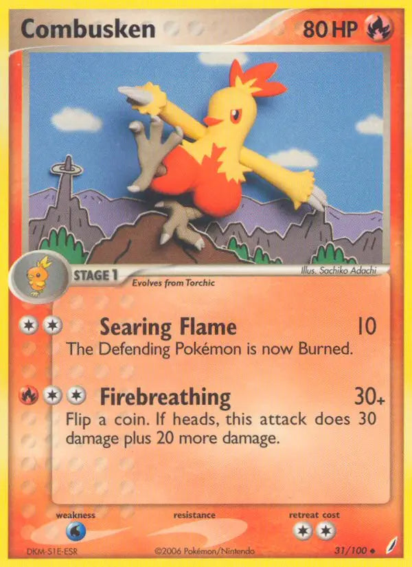 Combusken 31 Crystal Guardians Pokesingles