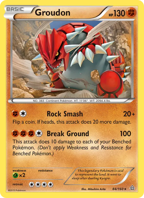 Groudon 84 Primal Clash Pokesingles