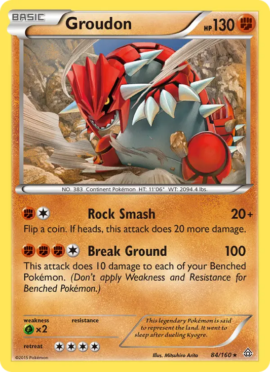 Groudon 84 Primal Clash Pokesingles