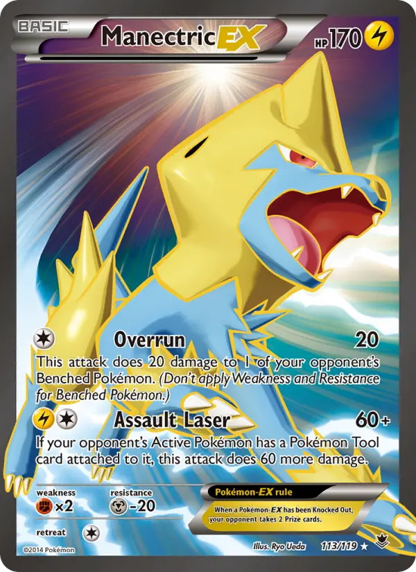 Manectric EX 113 Phantom Forces Pokesingles