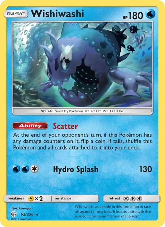 Wishiwashi 62 Cosmic Eclipse Pokesingles
