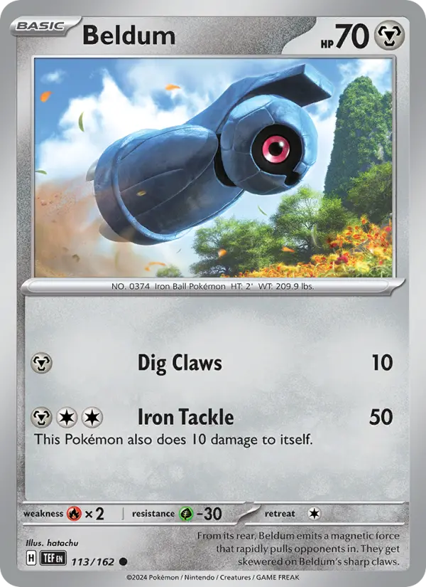 Beldum 113 Temporal Forces Pokesingles