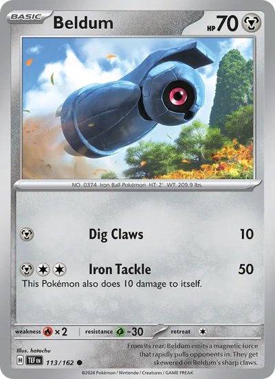 Beldum 113 Temporal Forces Pokesingles