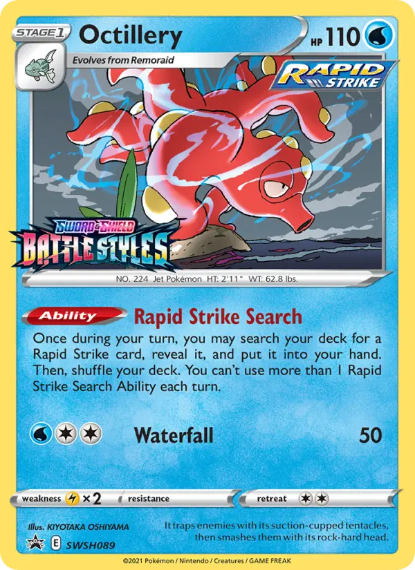 Octillery SWSH089 SWSH Black Star Promos Pokesingles