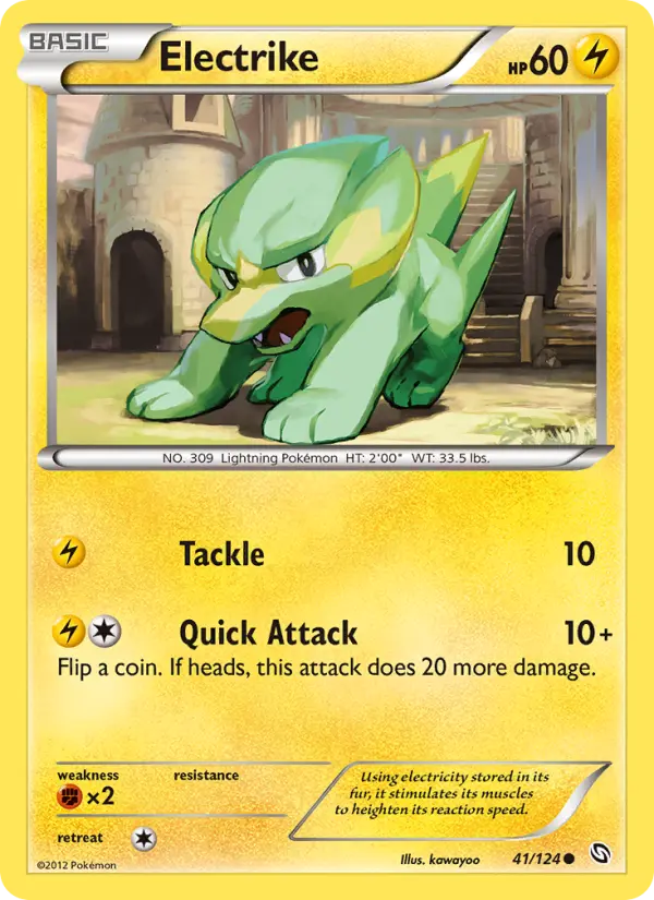 Electrike 41 Dragons Exalted Pokesingles