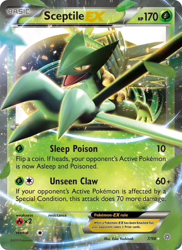 Sceptile EX 7 Ancient Origins Pokesingles
