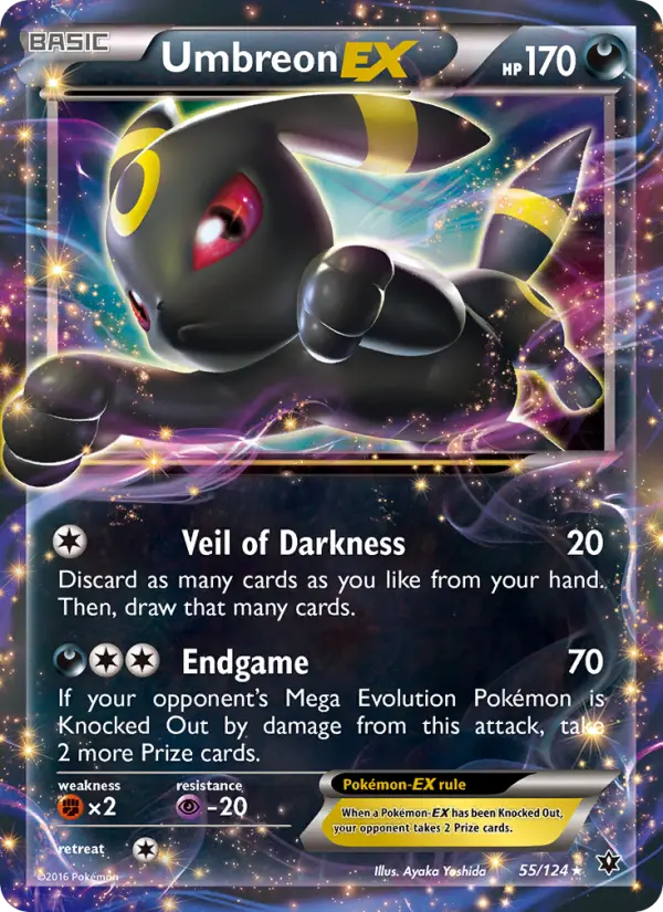 Umbreon EX 55 Fates Collide Pokesingles