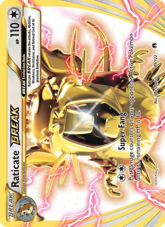 Raticate BREAK 89 BREAKpoint Pokesingles