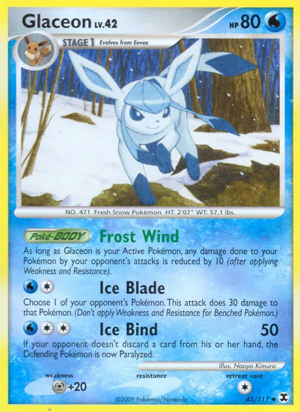 Glaceon 41 Rising Rivals Pokesingles