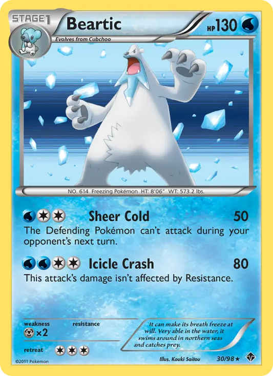 Beartic 30 Emerging Powers Pokesingles