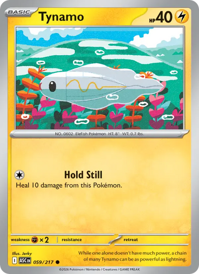 Tynamo 59 Ascended Heroes Pokesingles