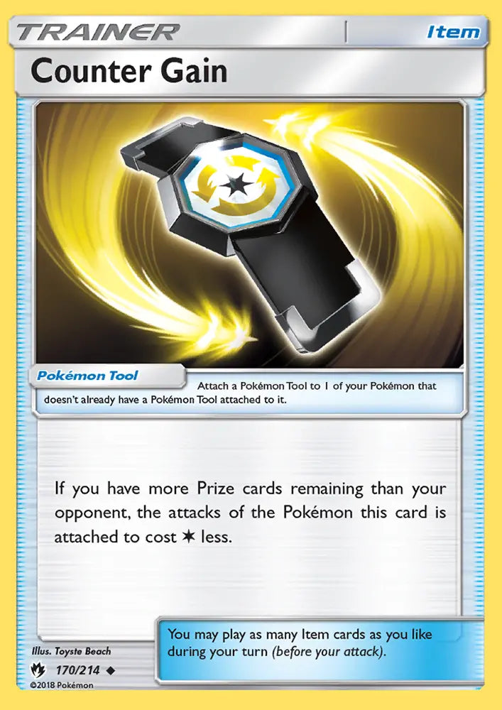 Counter Gain 170 Lost Thunder Pokesingles