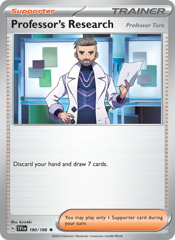 Professor's Research 190 Scarlet & Violet Pokesingles