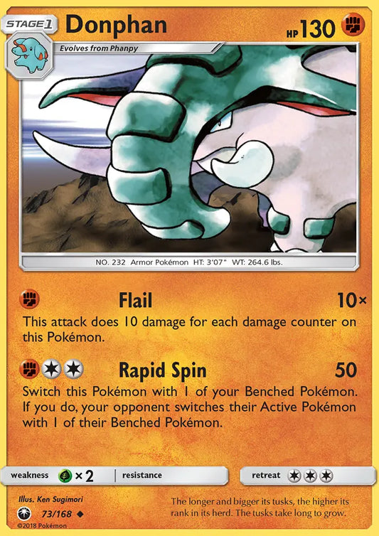 Donphan 73 Celestial Storm Pokesingles