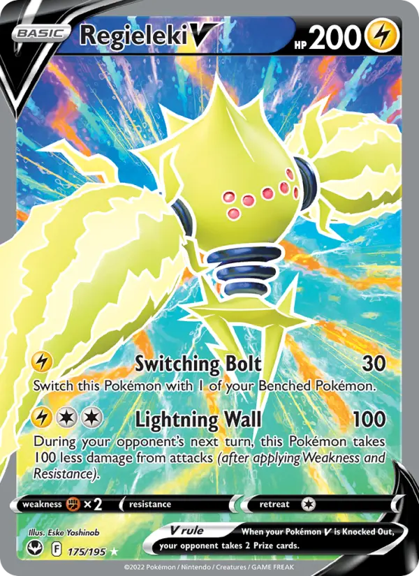 Regieleki V 175 Silver Tempest Pokesingles