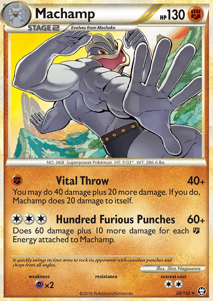 Machamp 26 Triumphant Pokesingles