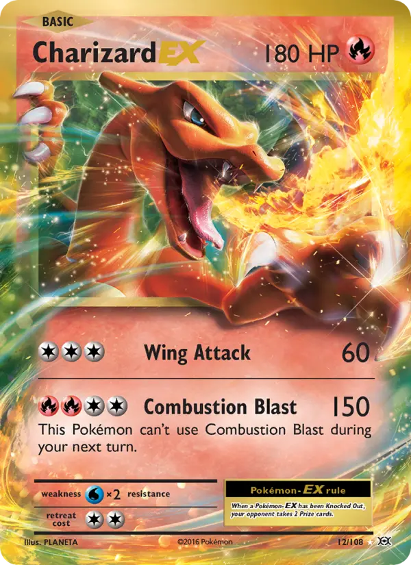 Charizard EX 12 Evolutions Pokesingles
