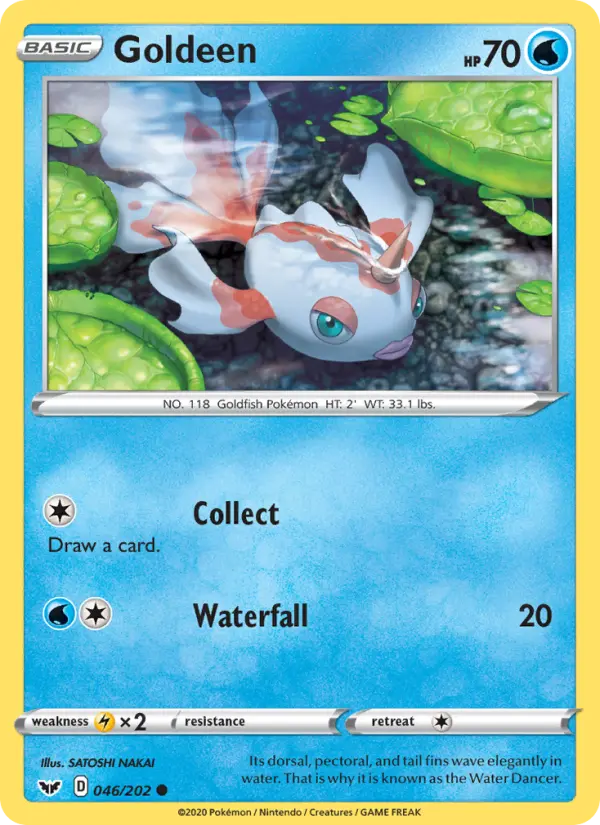 Goldeen 46 Sword & Shield Pokesingles
