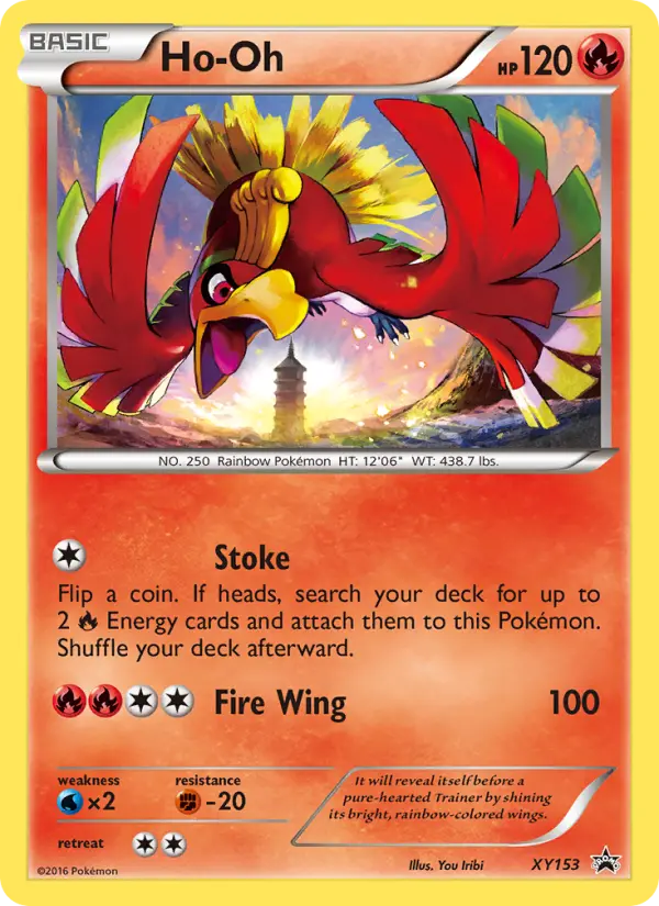 Ho Oh XY153 XY Black Star Promos Pokesingles