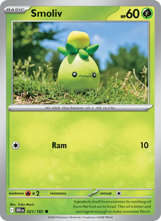 Smoliv 21 Destined Rivals Pokesingles