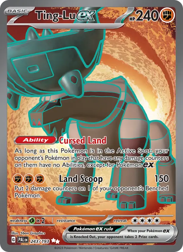 Ting-Lu ex 243 Paldea Evolved Pokesingles
