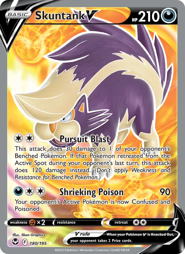 Skuntank V 180 Silver Tempest Pokesingles