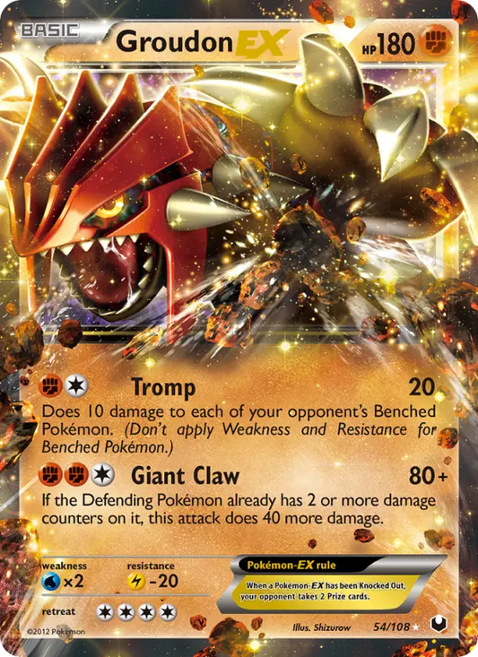 Groudon-EX 54 Dark Explorers Pokesingles
