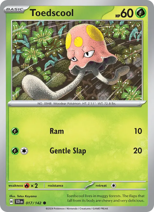 Toedscool 17 Stellar Crown Pokesingles