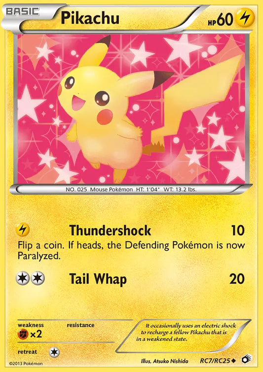 Pikachu RC7 Legendary Treasures Pokesingles
