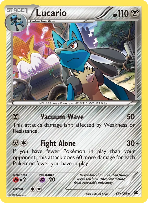 Lucario 63 Fates Collide Pokesingles