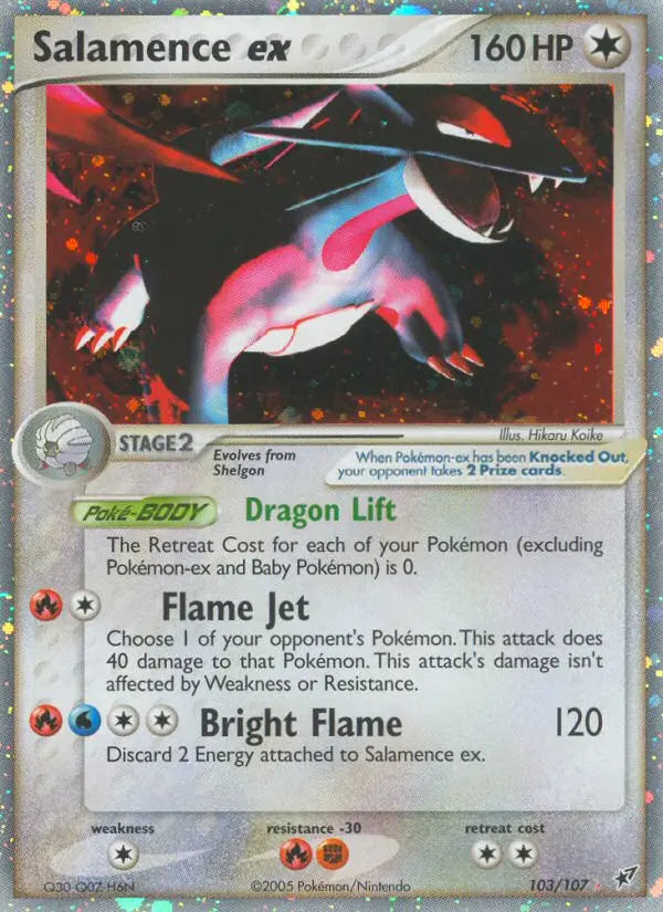 Salamence ex 103 Deoxys Pokesingles