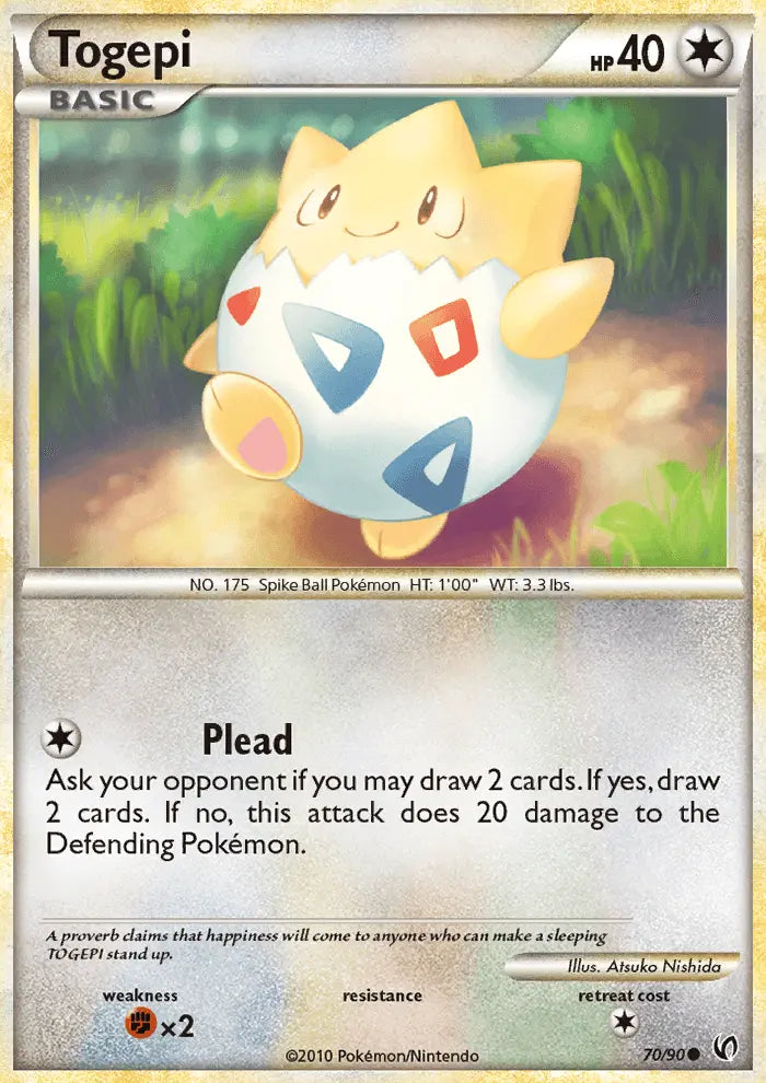 Togepi 70 Undaunted Pokesingles