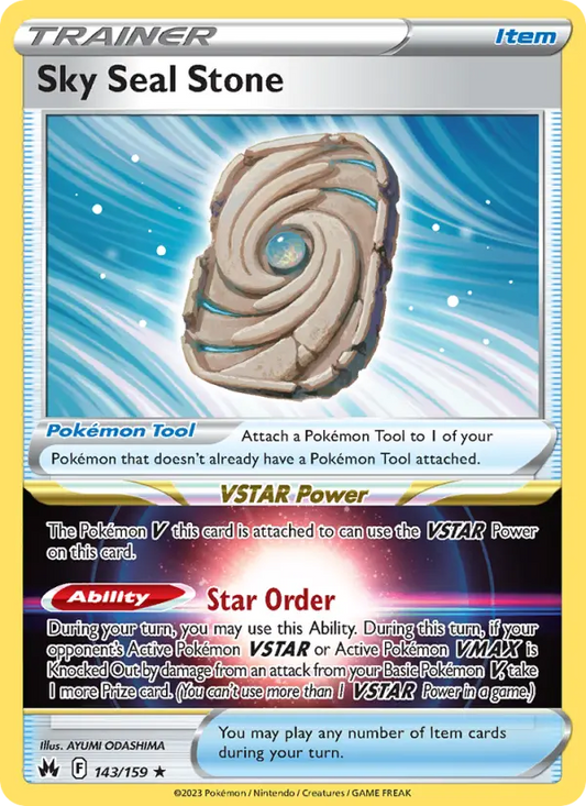 Sky Seal Stone 143 Crown Zenith Pokesingles
