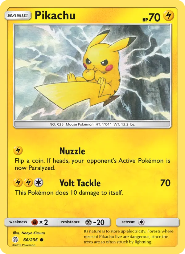 Pikachu 66 Cosmic Eclipse Pokesingles