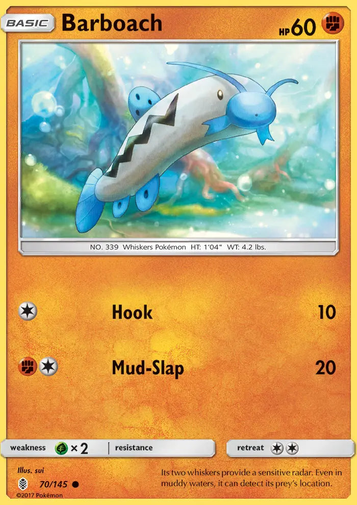 Barboach 70 Guardians Rising Pokesingles