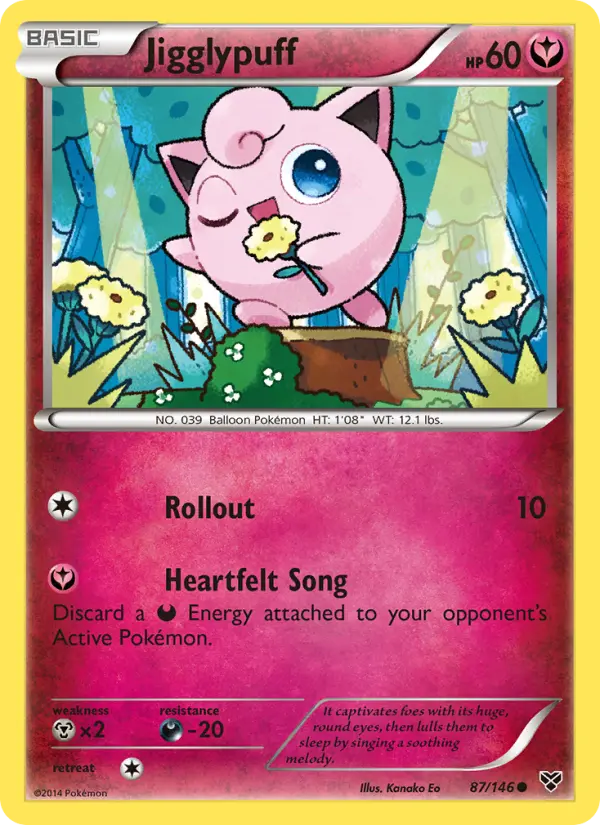 Jigglypuff 87 XY Pokesingles