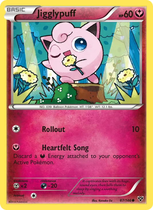 Jigglypuff 87 XY Pokesingles