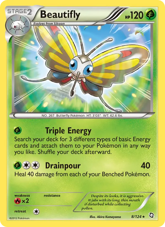 Beautifly 8 Dragons Exalted Pokesingles