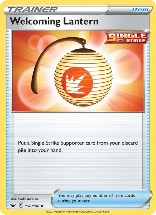 Welcoming Lantern 156 Chilling Reign Pokesingles