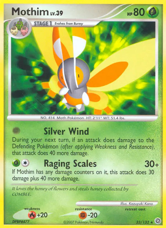 Mothim 33 Secret Wonders Pokesingles