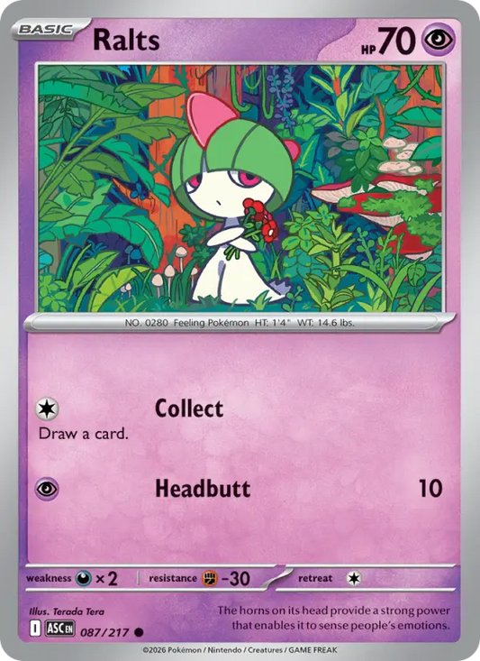 Ralts 87 Ascended Heroes Pokesingles
