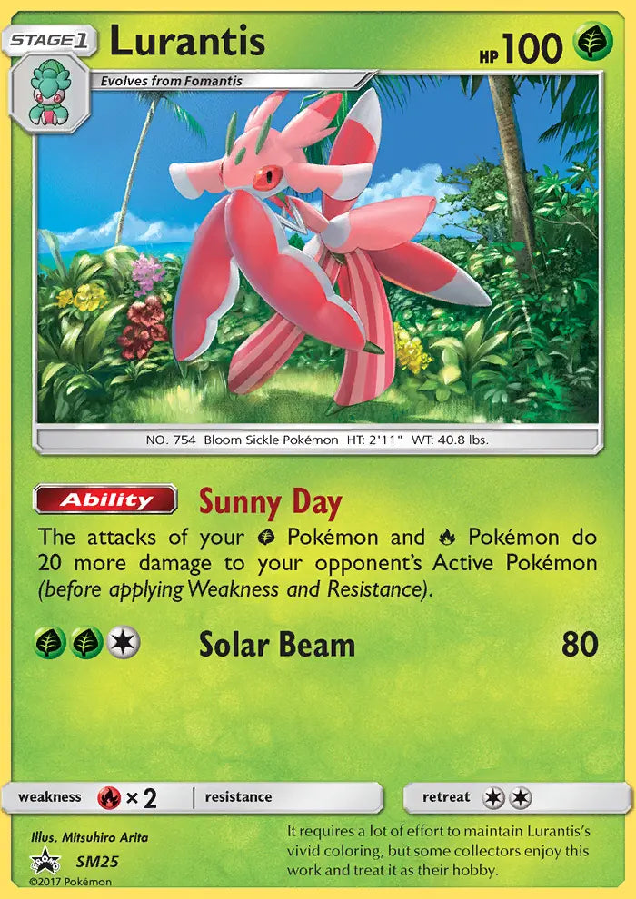Lurantis SM25 SM Black Star Promos Pokesingles