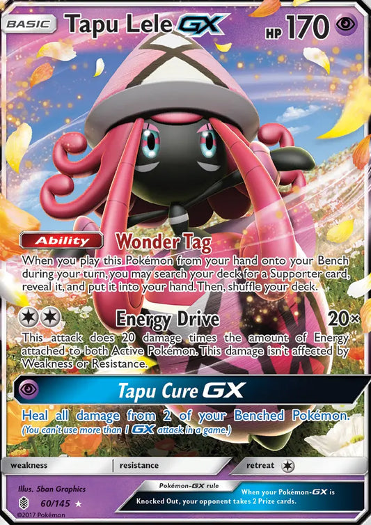Tapu Lele GX 60 Guardians Rising Pokesingles