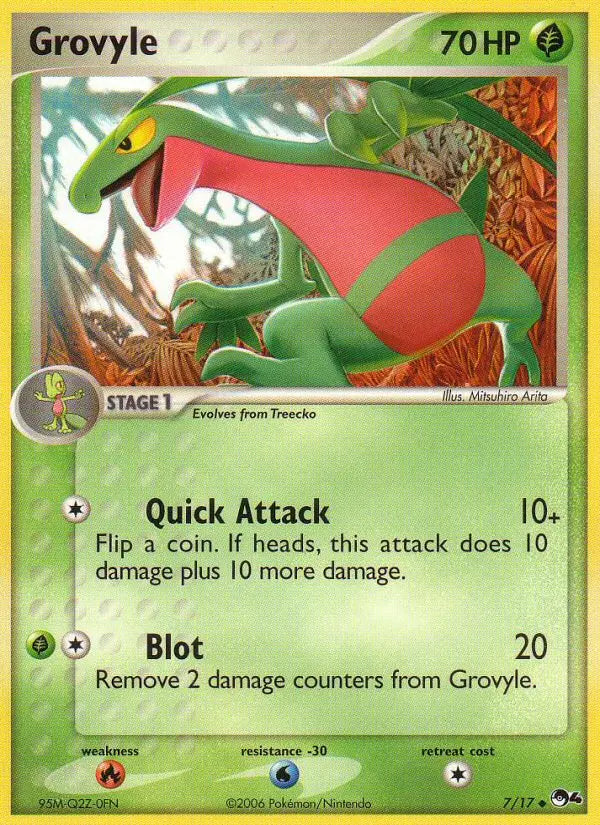 Grovyle 7 POP Series 4 Pokesingles