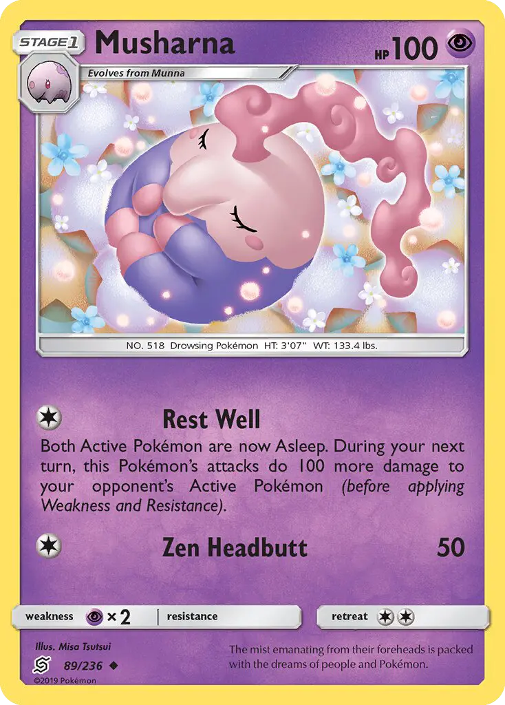 Musharna 89 Unified Minds Pokesingles