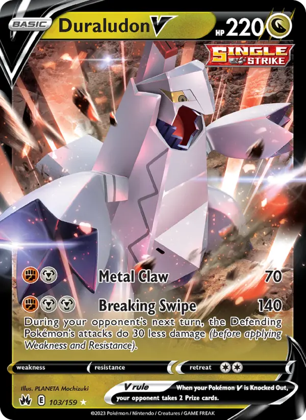 Duraludon V 103 Crown Zenith Pokesingles