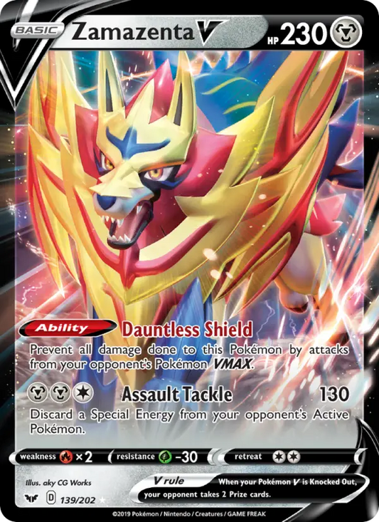 Zamazenta V 139 Sword & Shield Pokesingles