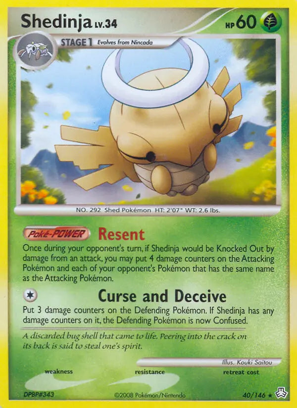 Shedinja 40 Legends Awakened Pokesingles